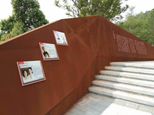 罗甸耐候钢挡土墙